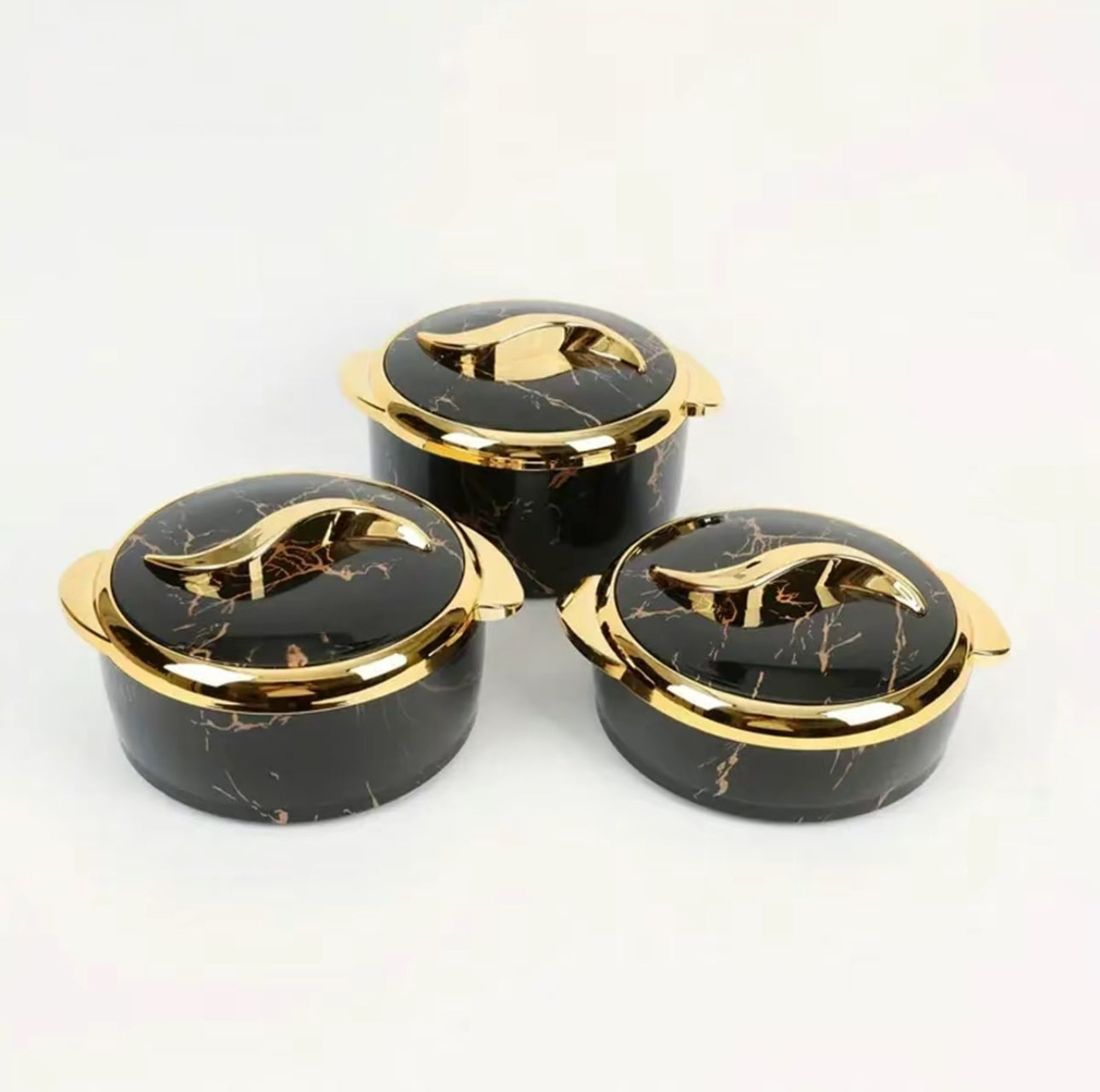 3 Pcs Golden Touch Food Warmer