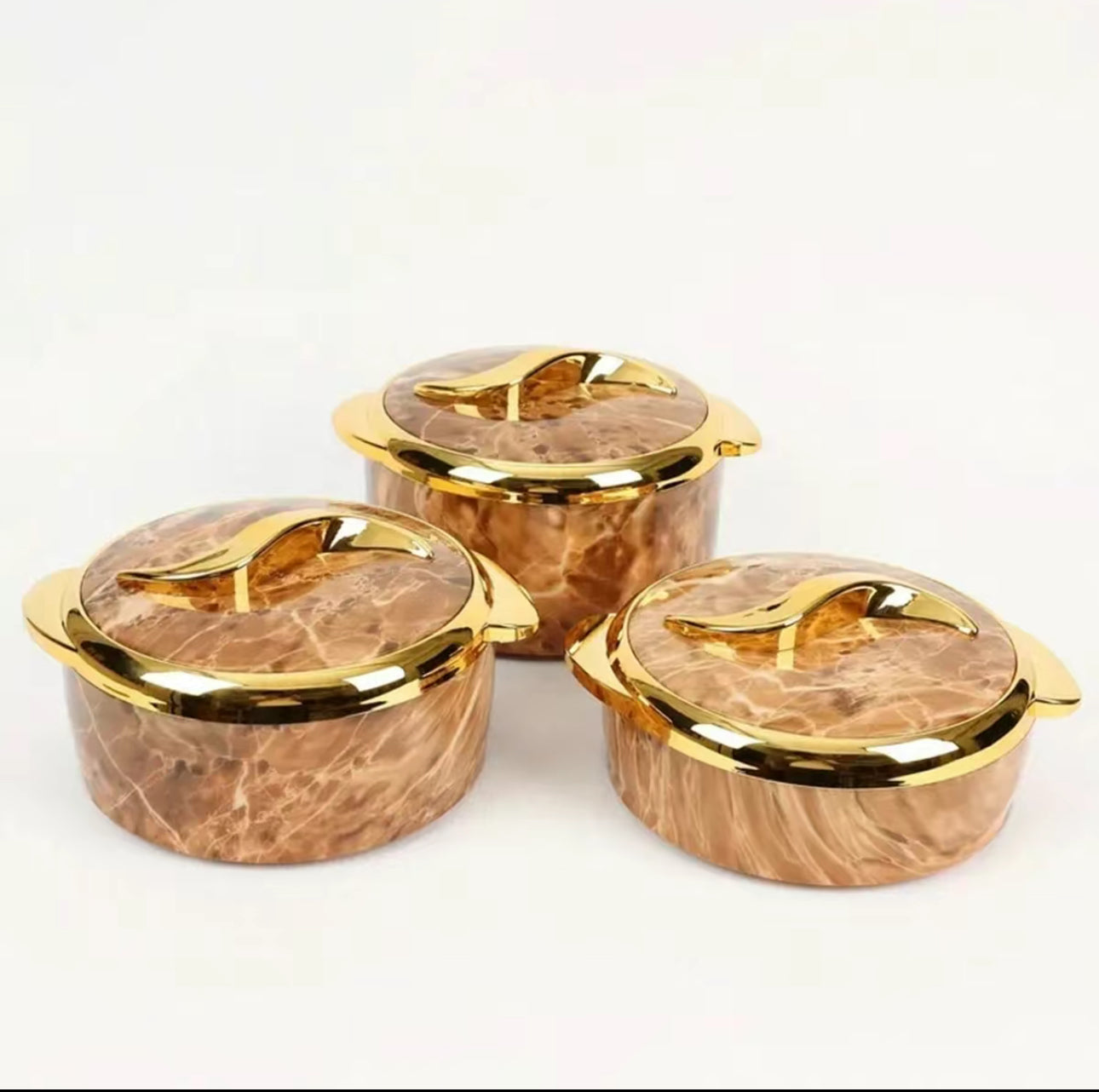 3 Pcs Golden Touch Food Warmer