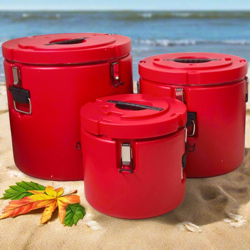 5PCS Strong Metal Cooler Box Set