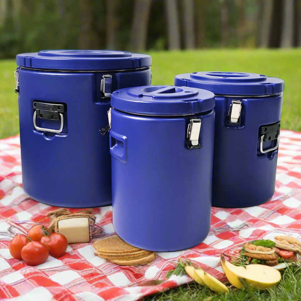 Premium 3-Piece Metal Cooler Box Set – Durable & Refined